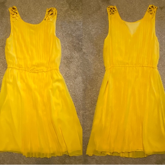 Pokémon Trainer Pikachu Yellow Chiffon Dress Belt Combo Set OOAK SMALL 6 - Picture 4 of 6